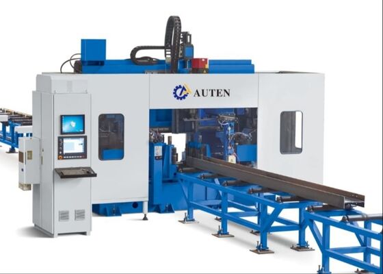 Garasi Parkir Vertikal Menggunakan Mesin Pemotong Pengeboran Balok Cnc Garis Kecepatan Spindel 100～3000 R/Min