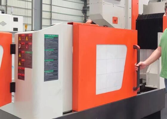 Digunakan Untuk Pipa Pipa Pipa Flanges Mesin Pengeboran Cnc 11KW Servo Spindle Motor Power