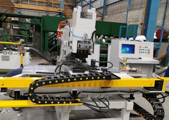 Model BNC100 Cnc Mesin Punching Pelat Penghubung Untuk Industri Struktur Baja Jembatan
