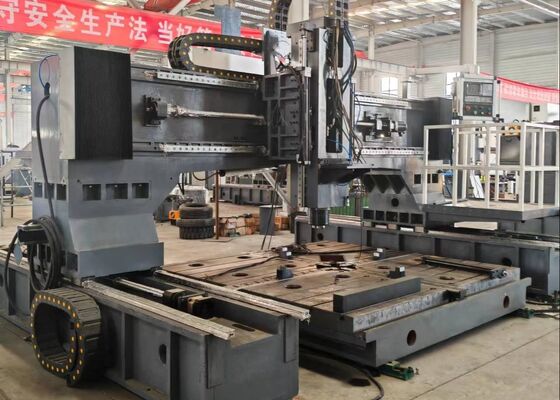 Model PHD4080 Gantry-Type Moving CNC Drilling Milling Machine yang digunakan untuk penukar panas