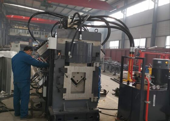 Sistem pendinginan air hidrolik Mesin pemotong metal CNC sudut 2 pukulan per sisi