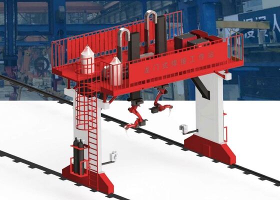 Robot Las Servo CNC Tipe Gantry untuk Komponen Perakitan Pinggul