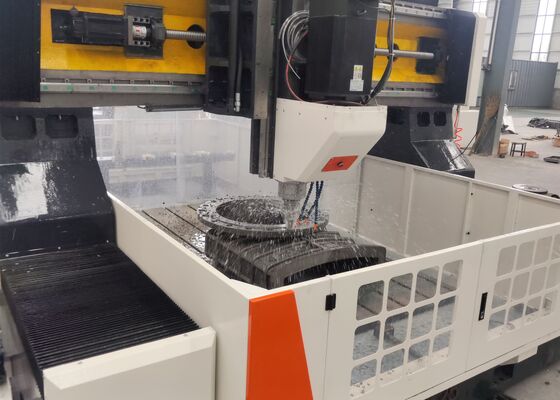Mesin Bor dan Milling CNC Kecepatan Tinggi Format Besar untuk Flensa