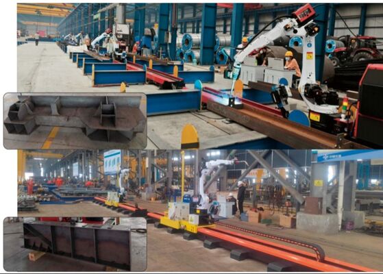 Industri Struktur Baja Digunakan Robot Las Cerdas BR-2010A Pro/DG9 Robot Las Tipe Land Rail