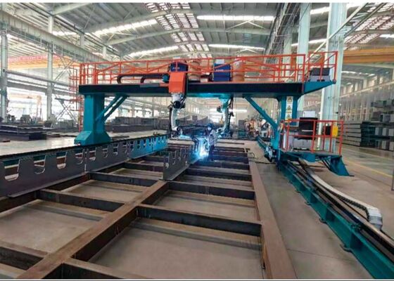 Stasiun Kerja Pengelasan Cerdas Gantry Delapan Poros