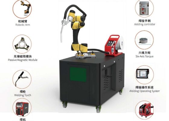 Model Robot 600mm Robot Kolaboratif Arc Welding Model QM-S1000