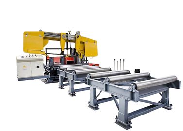 Mesin Gergaji Pita CNC untuk Memotong H Beam yang Digunakan dalam Industri Struktur Baja